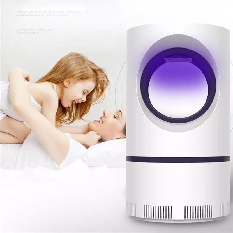 Mosquito Killer Lamp Electric Shocker Round with Charger – Powerful 360° UV Light