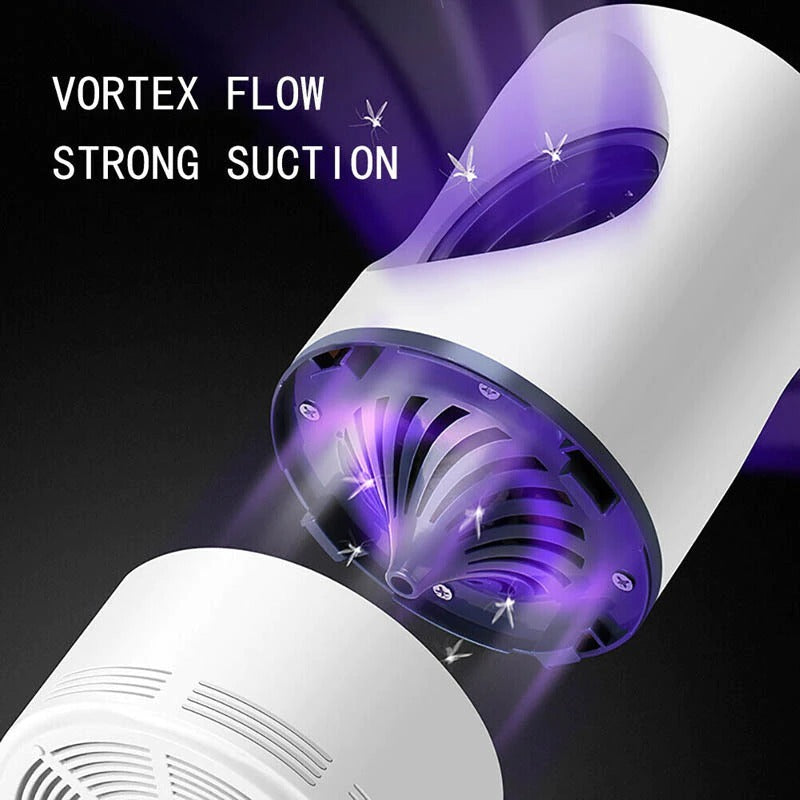 Mosquito Killer Lamp Electric Shocker Round with Charger – Powerful 360° UV Light
