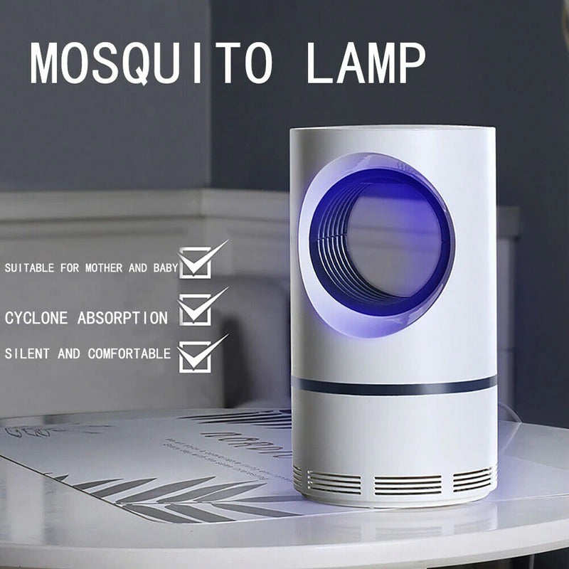 Mosquito Killer Lamp Electric Shocker Round with Charger – Powerful 360° UV Light